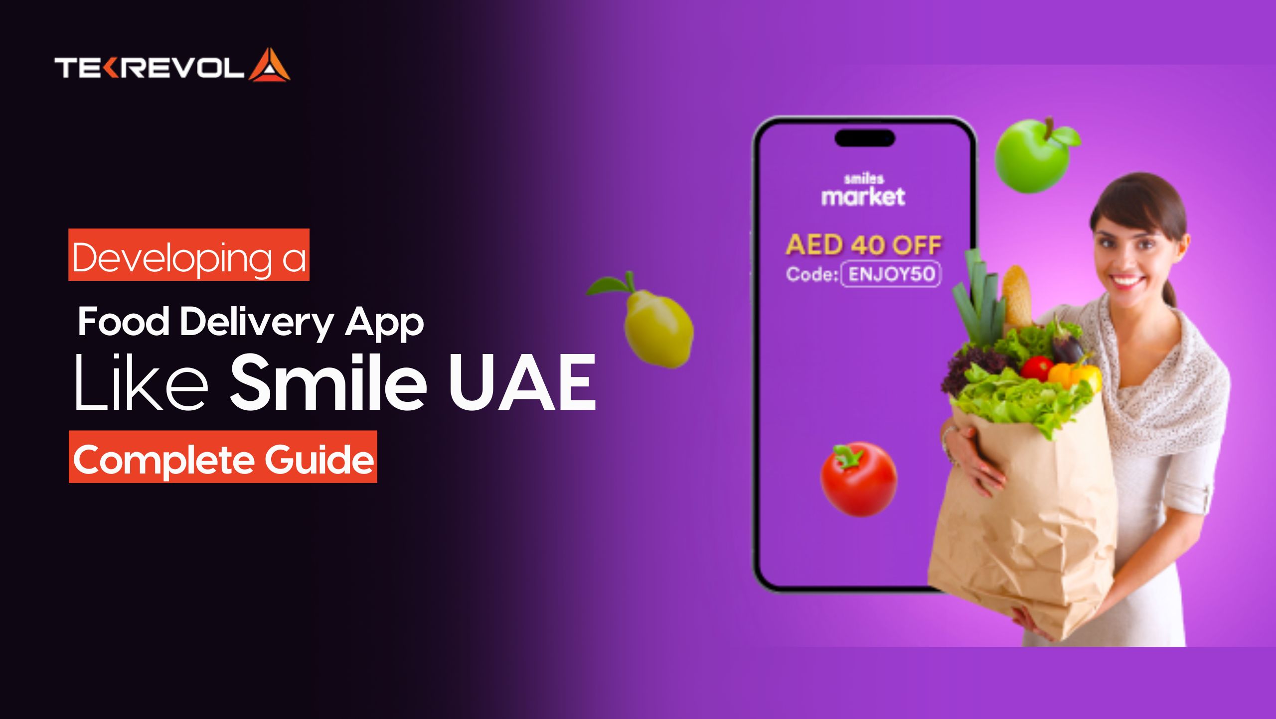 Developing a Food Delivery App Like Smile UAE