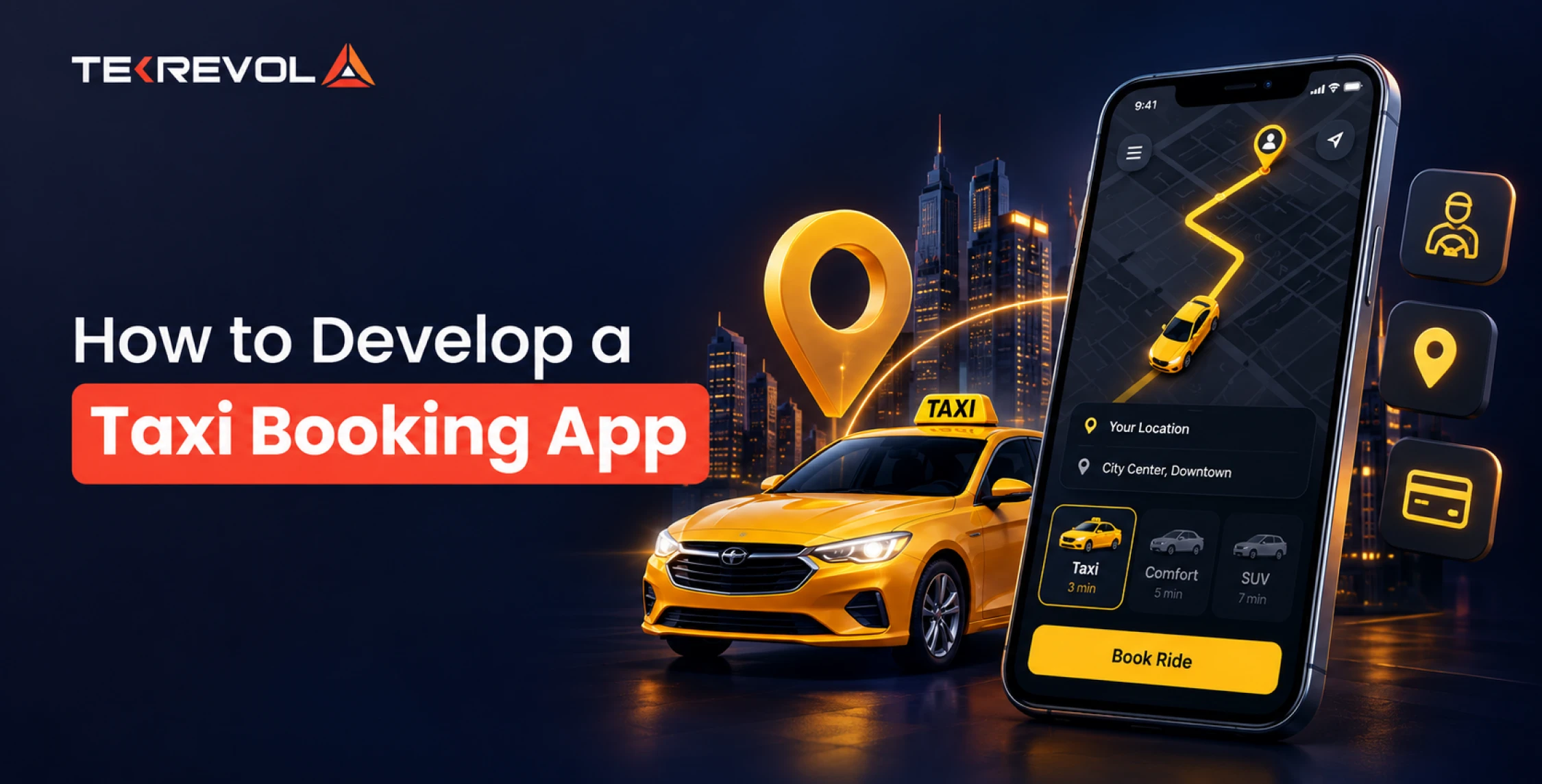 How to Develop a Taxi Booking App in the USA