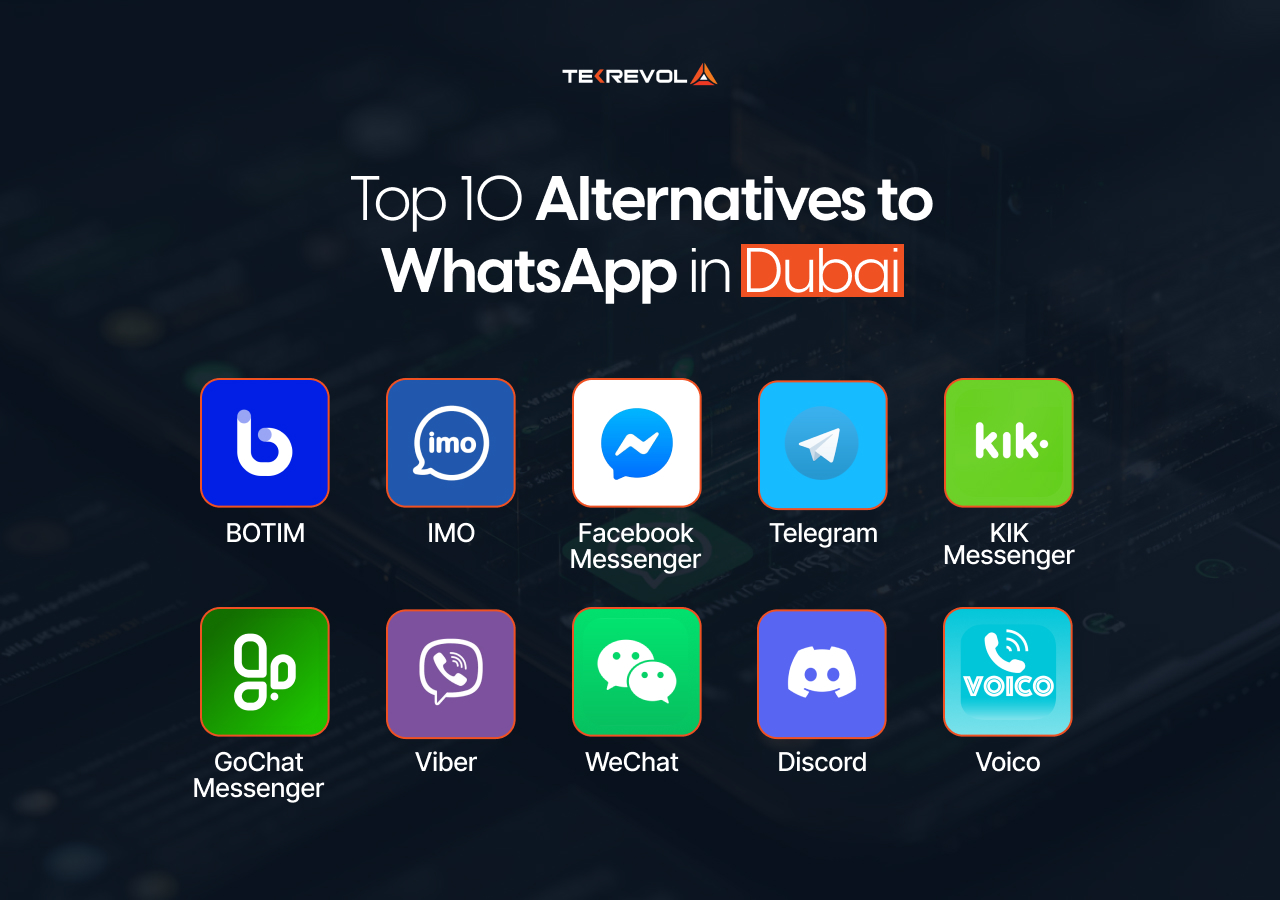 alternative to WhatsApp in Dubai - Tekrevol