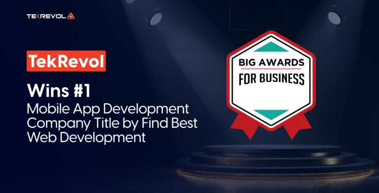 TekRevol ranked #1 AI development company by Find Best Web Development