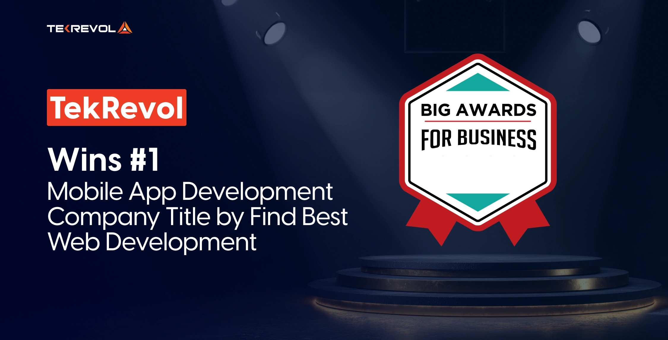 TekRevol ranked #1 AI development company by Find Best Web Development