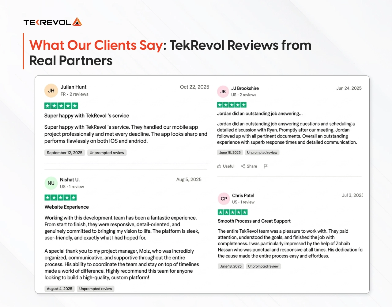 TekRevol Reviews