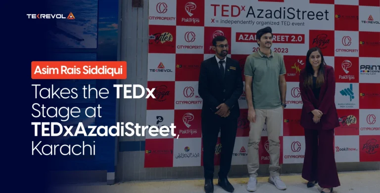 Asim Rais Siddiqui Takes the TEDx Stage at TEDxAzadiStreet, Karachi