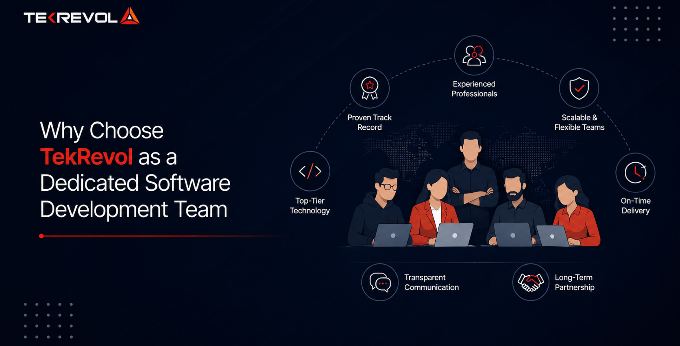 Why Choose TekRevol as a Dedicated Software Development Team