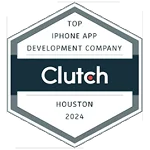 Clutch award for Top Mobile App Development Company for TekRevol
