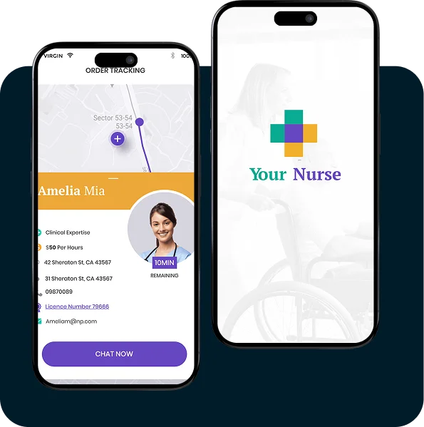Nurse Practitioners healthcare mobile app designed and developed by TekRevol