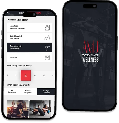 AMJ Wellness Workplace wellness mobile application